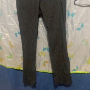 Black striped dress pants